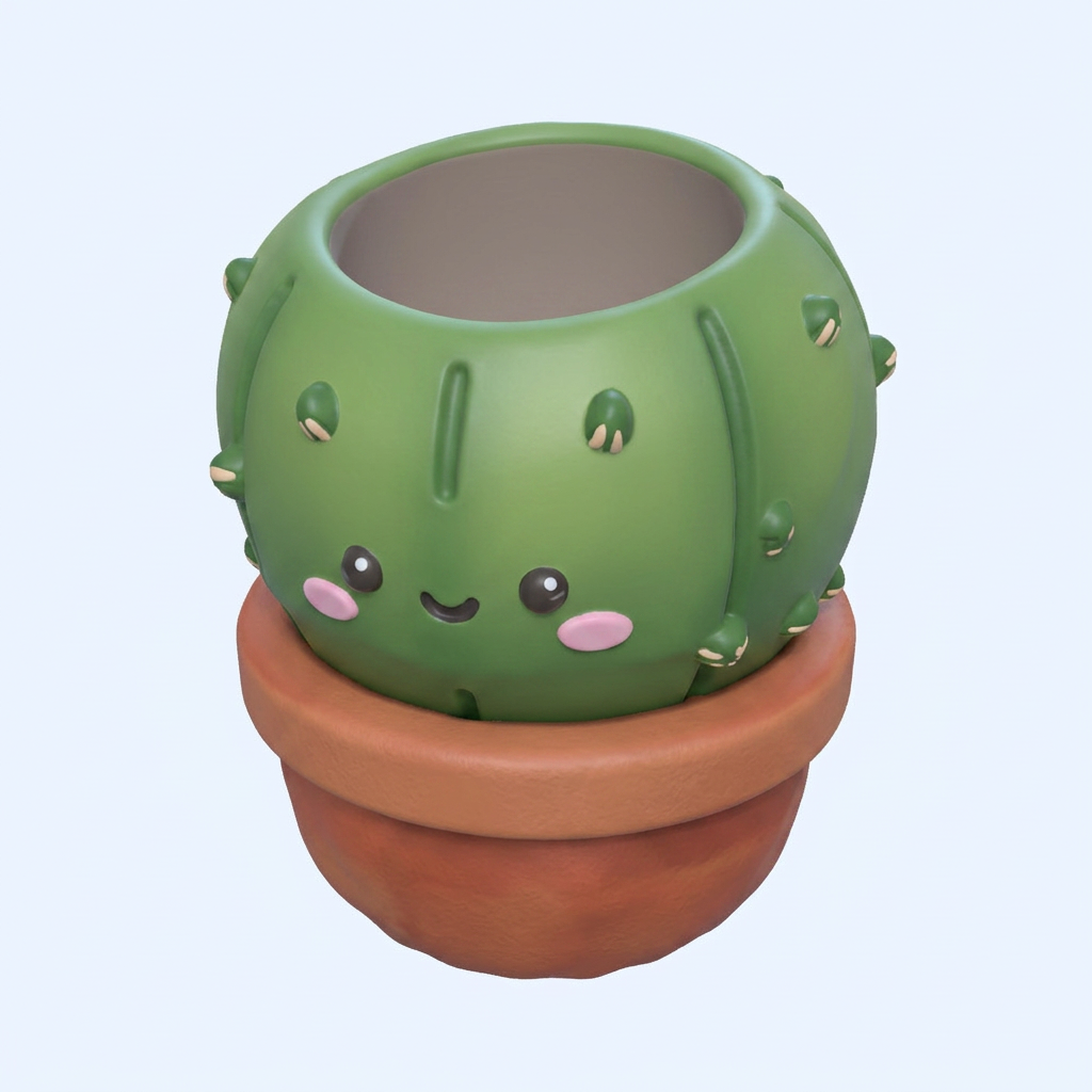 Cactus Pen Holder